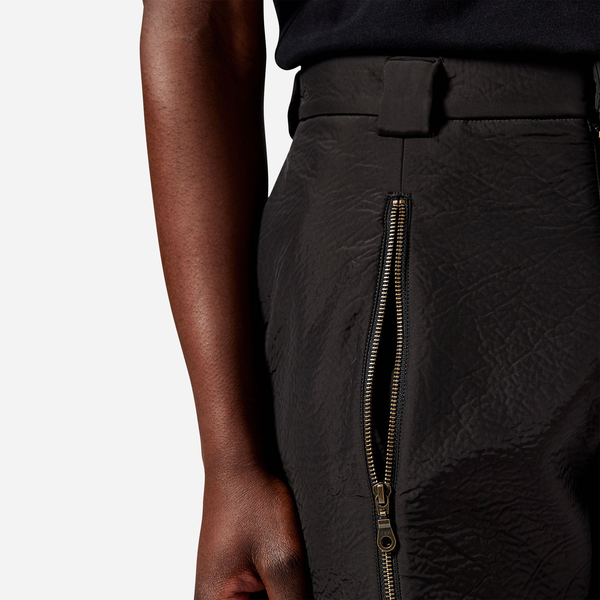 Black Zip Trouser