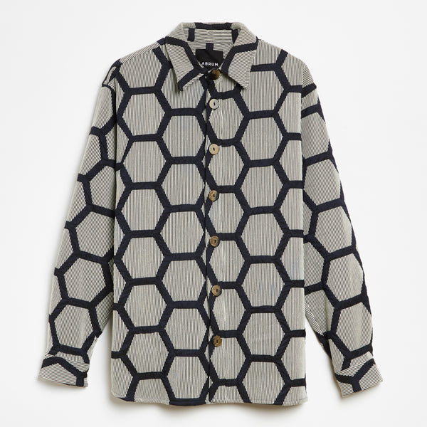 Hexagon Weaved Shirt