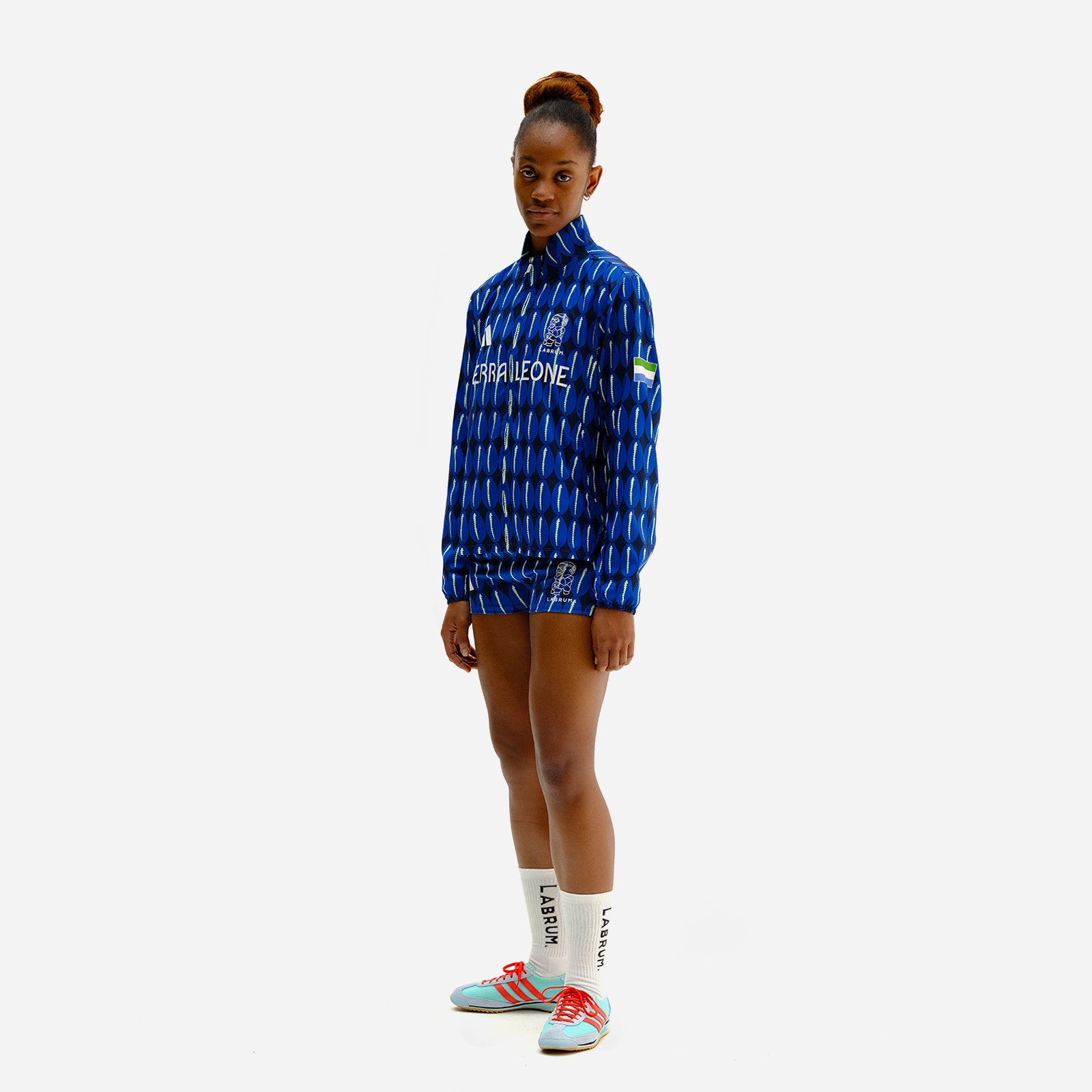 LABRUM x adidas Team Sierra Leone Printed Track Jacket