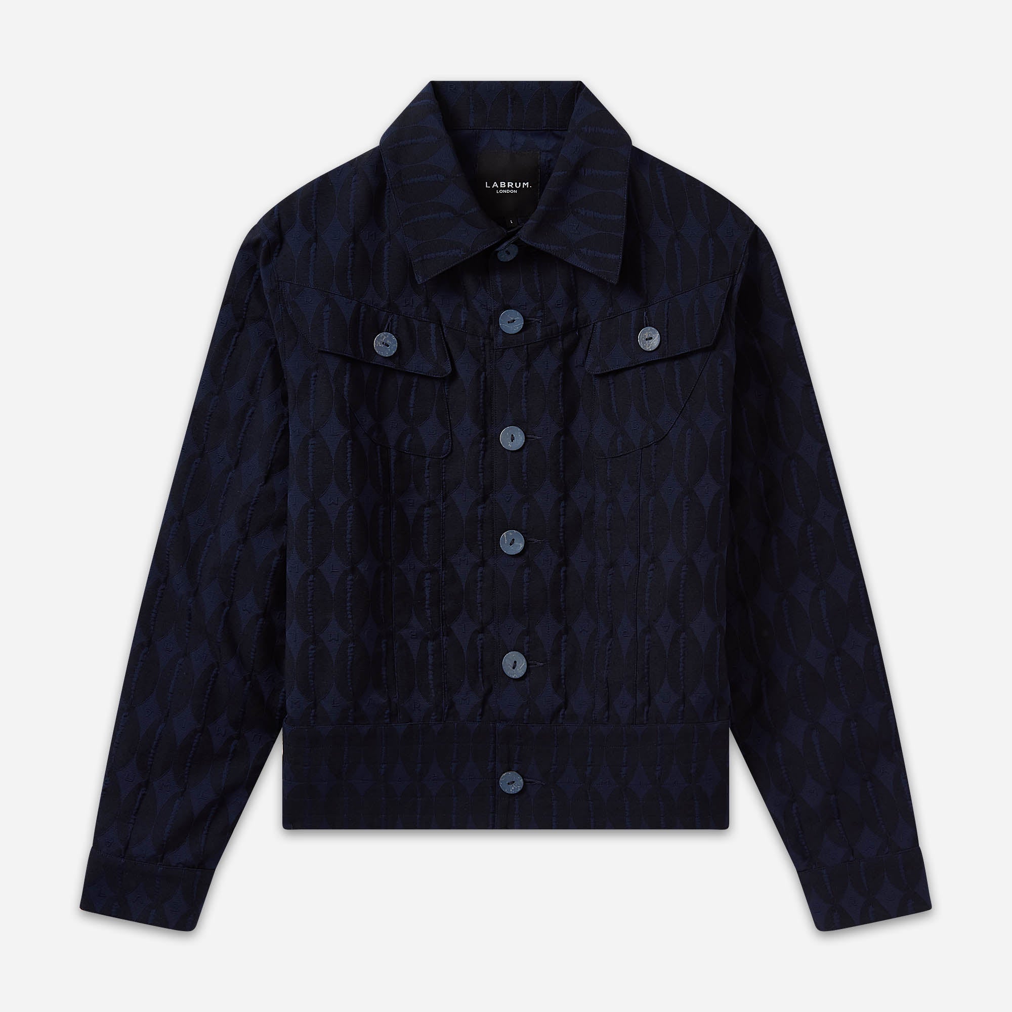 Navy LABRUM Monogram Work Jacket