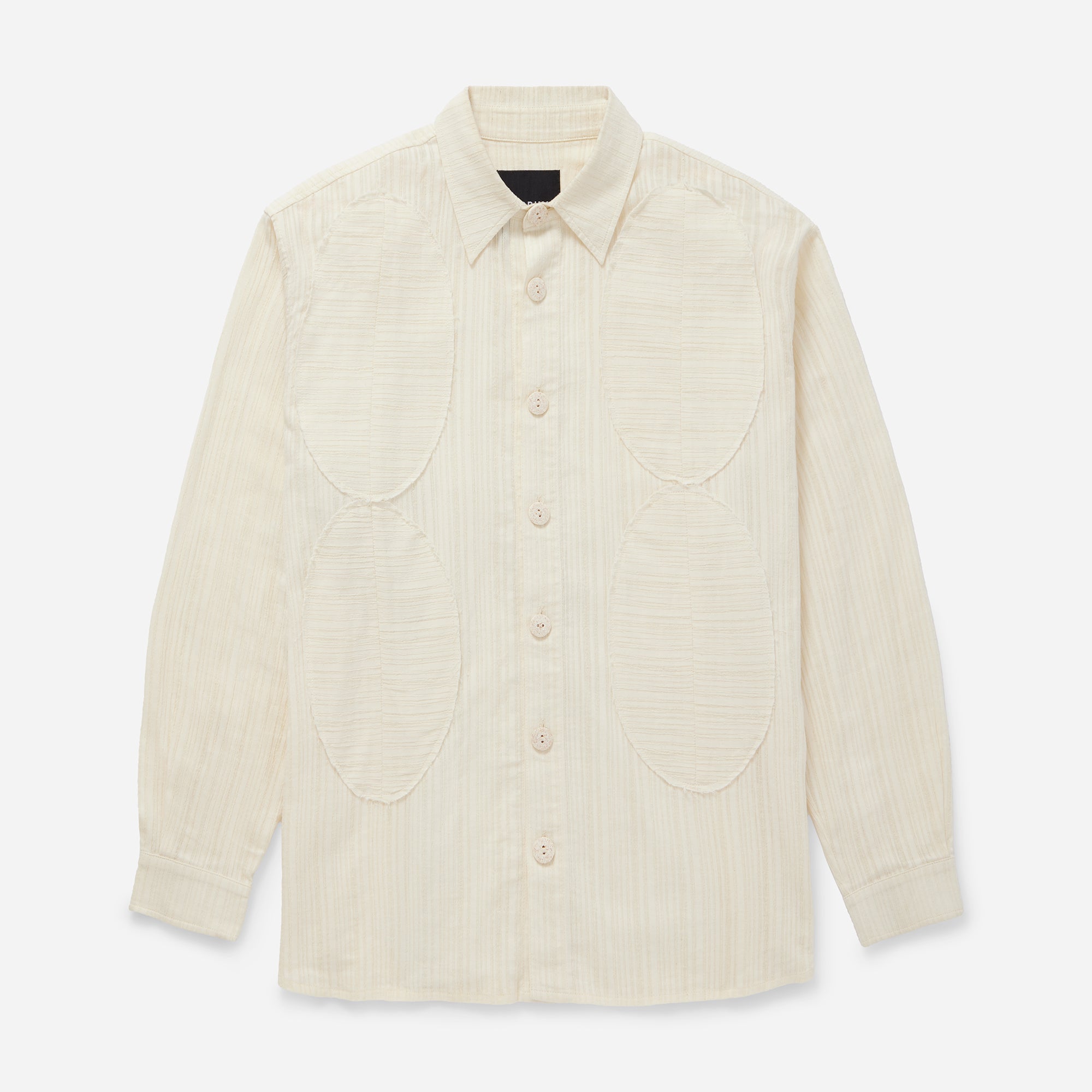 Cream Cutout Shirt