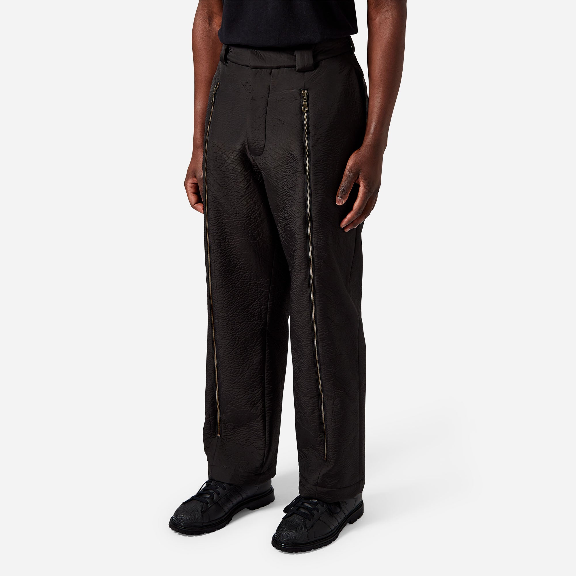 Black Zip Trouser