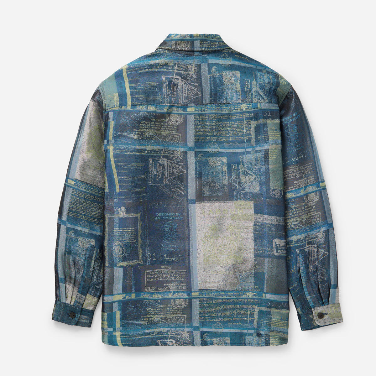 Blue Woven Passport Shirt