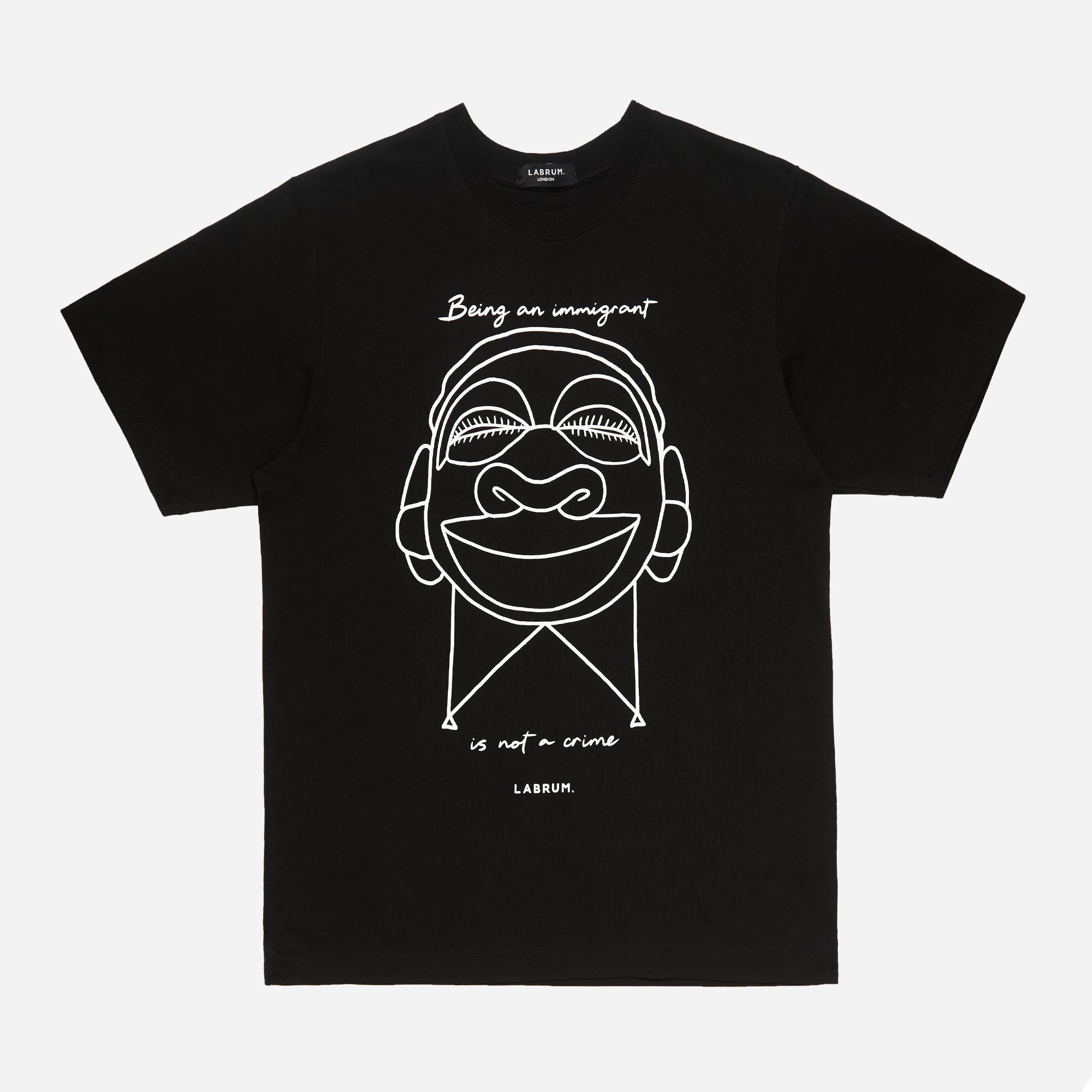 LABRUM Nomoli "Being an Immigrant is Not a Crime" T-Shirt