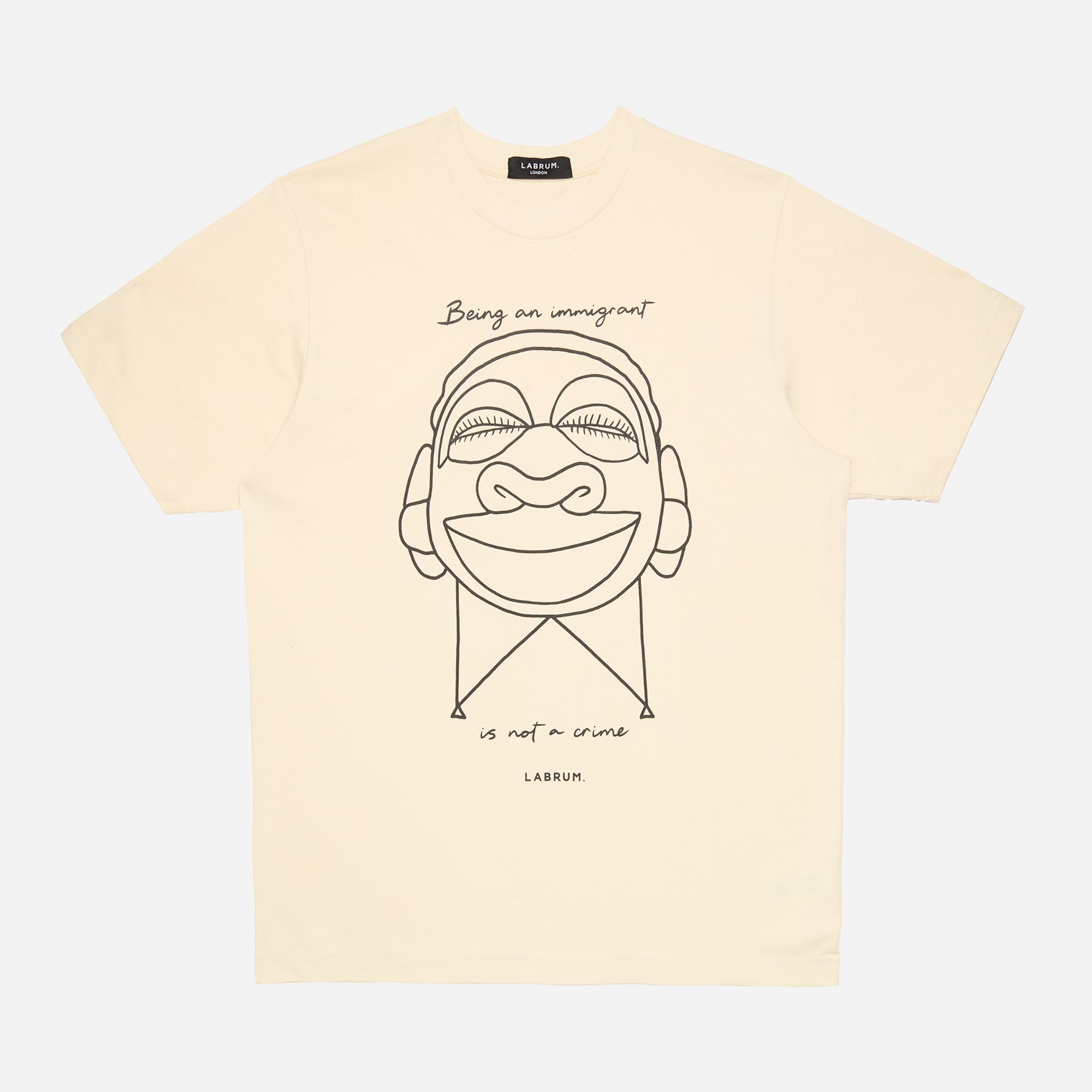 LABRUM Nomoli "Being an Immigrant is Not a Crime" T-Shirt