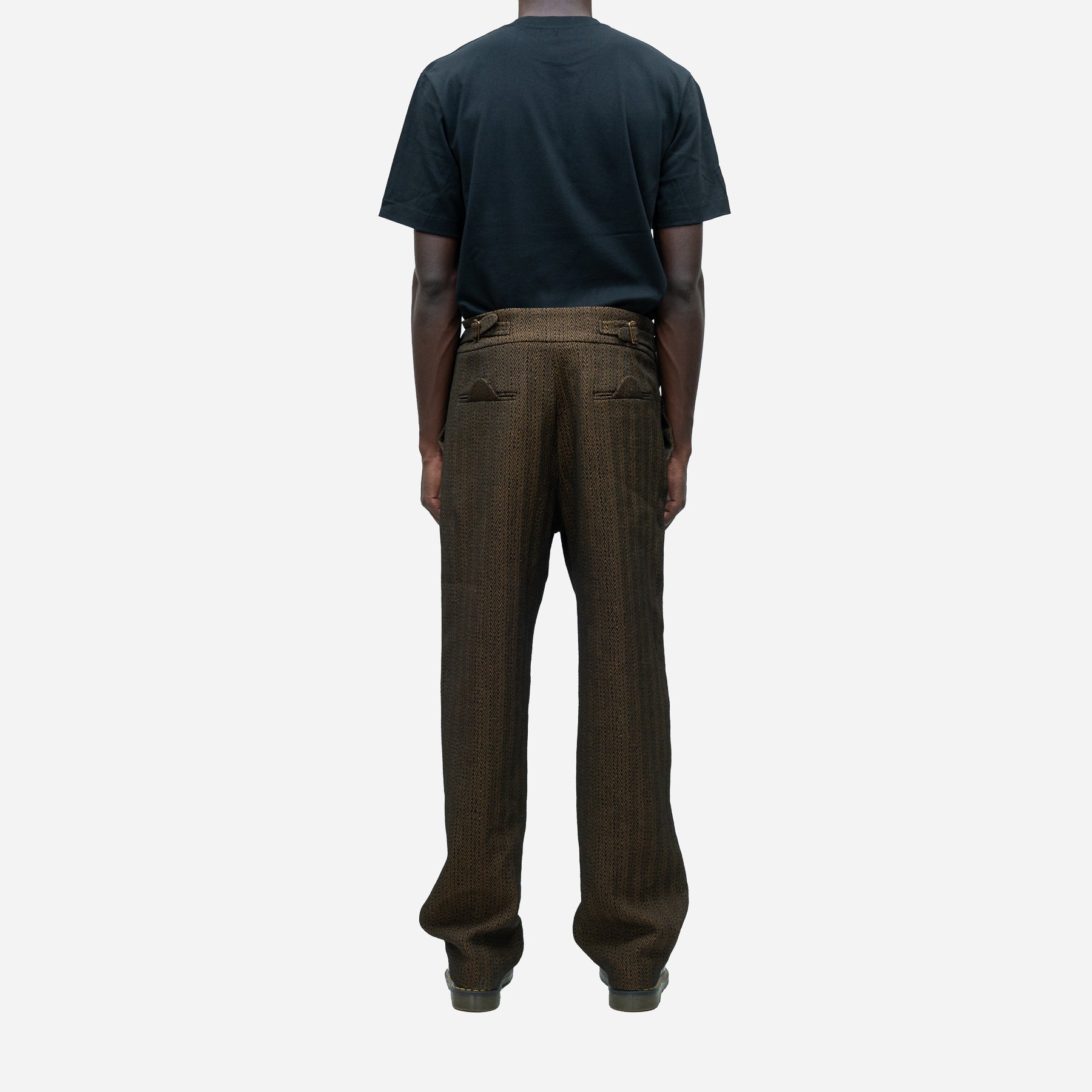 Bronze Zig Zag Jacquard Black Prince Trouser