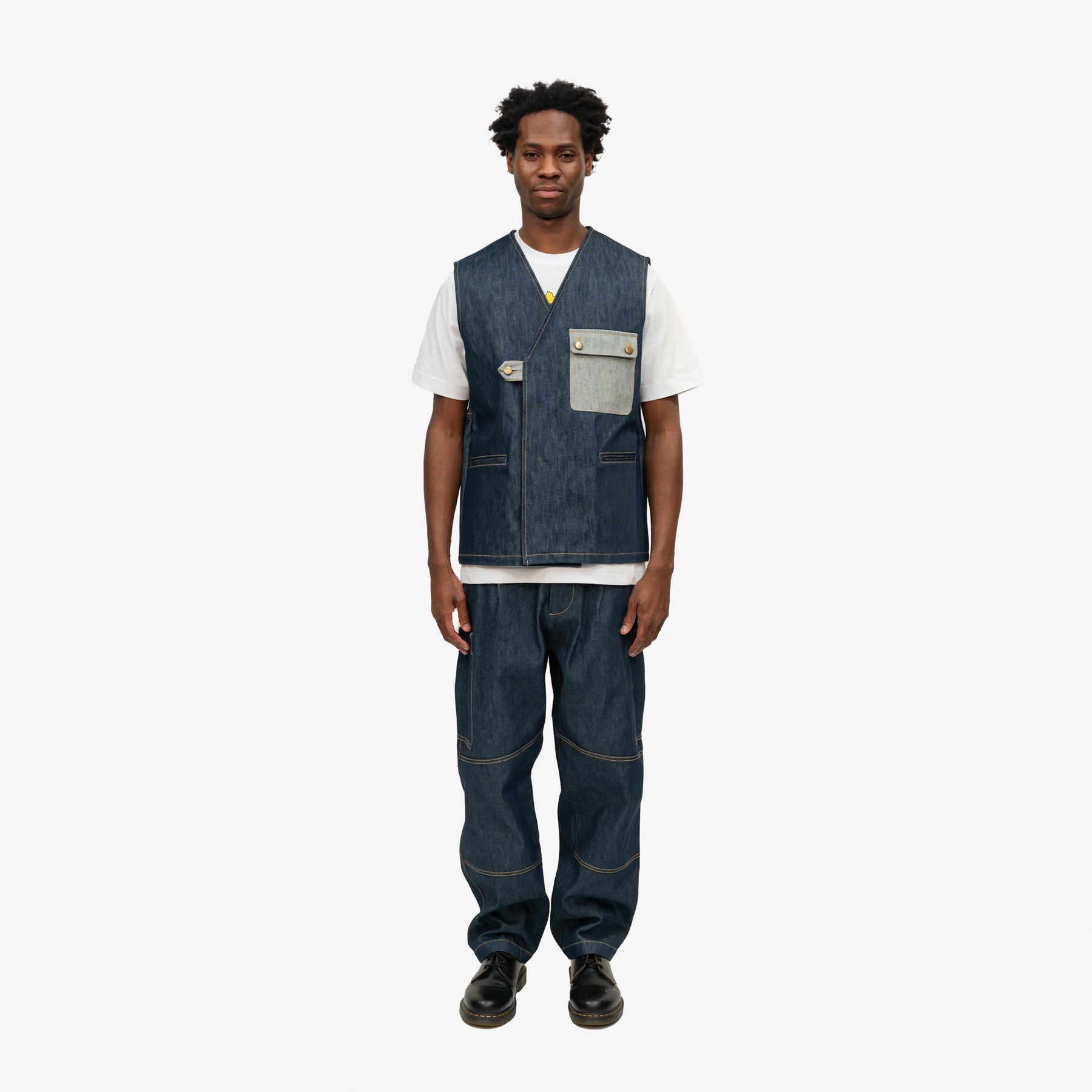 LABRUM X TUPAC Denim Vest