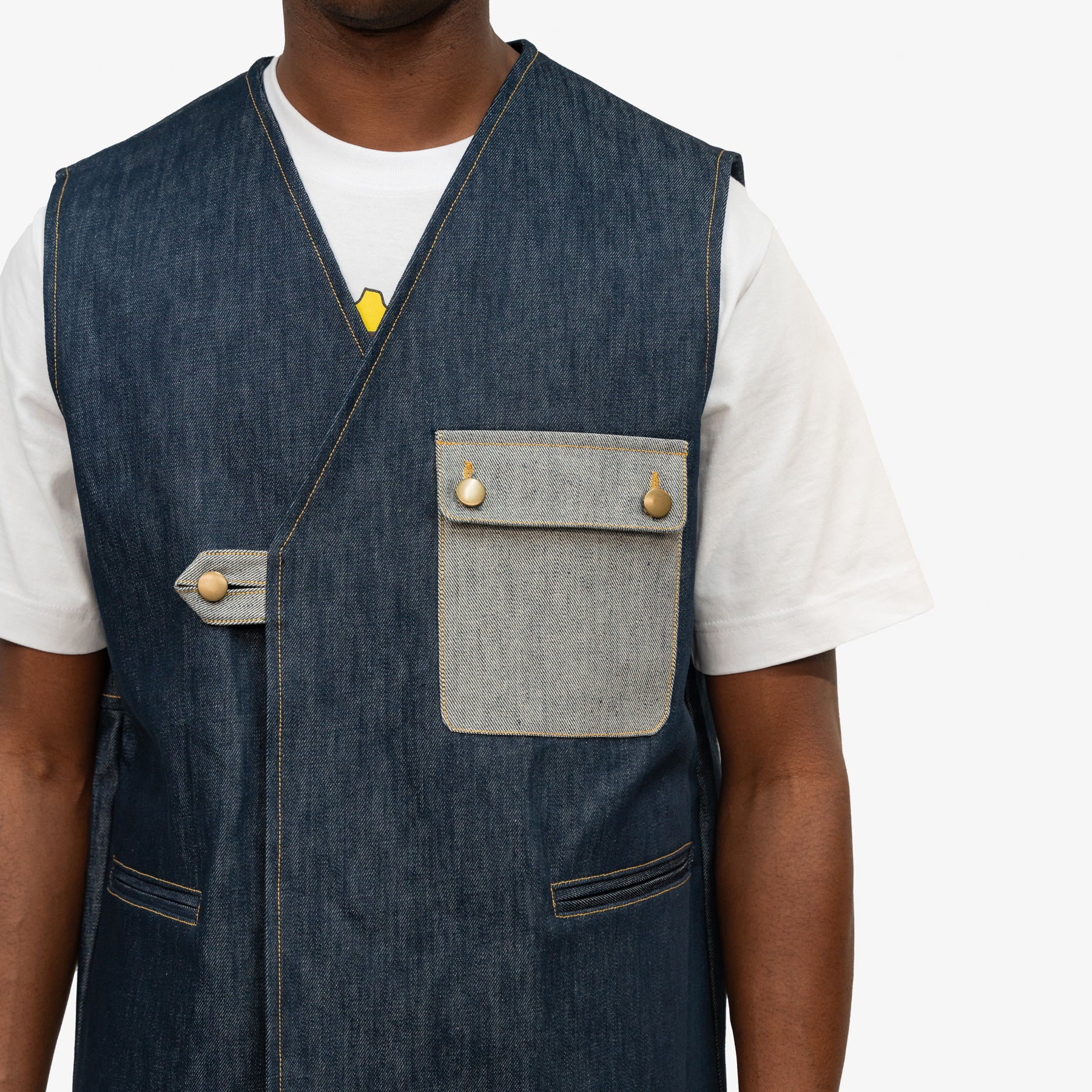 LABRUM X TUPAC Denim Vest