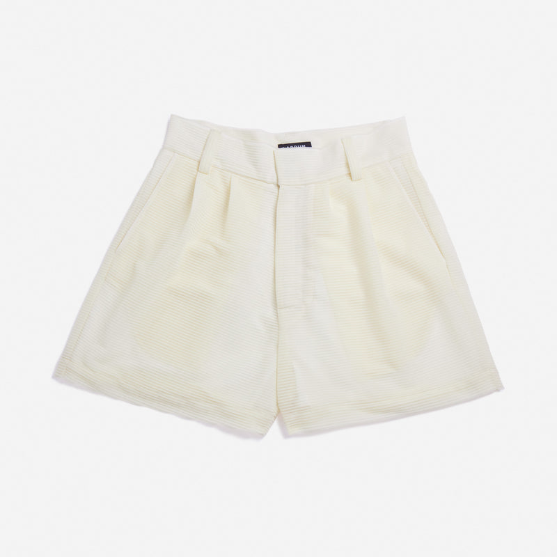 Buttermilk Freedom Pleated Tailored Shorts