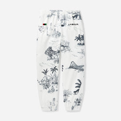 White LABRUM Africa Day Freetown Track Bottoms