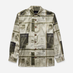 Green Nomoli Odyssey Passport Print Shirt