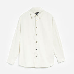 Cream Pinstripe Shirt