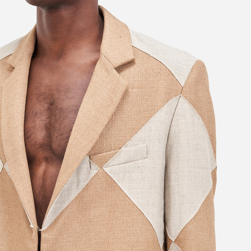 Naimbana Diamond Cropped Blazer