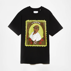 LABRUM X TUPAC Black Stamp T-Shirt