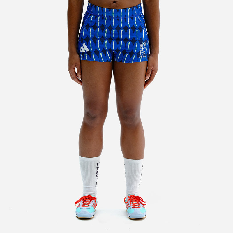 LABRUM x adidas Team Sierra Leone Printed Booty Shorts