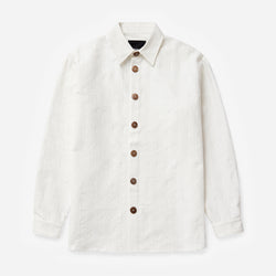 White Jacquard LABRUM Monogram Shirt