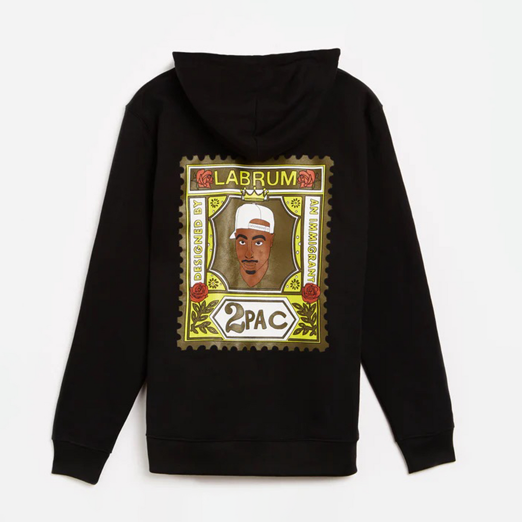 LABRUM X TUPAC Black Hoodie Labrum London
