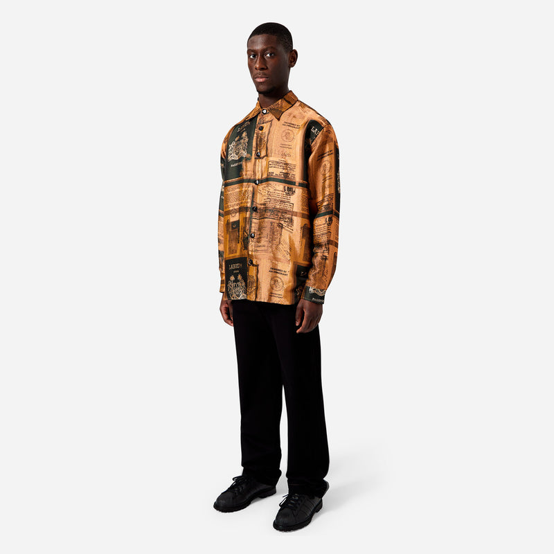 Bronze Woven Passport Shirt