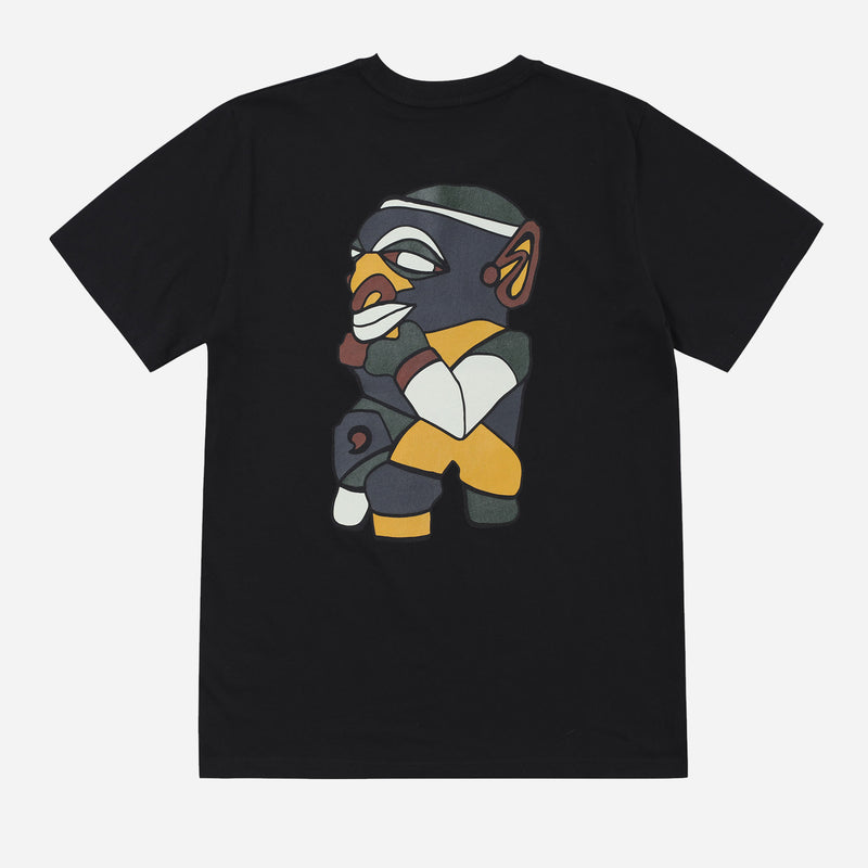 Black LABRUM T-Shirt / coloured Nomoli