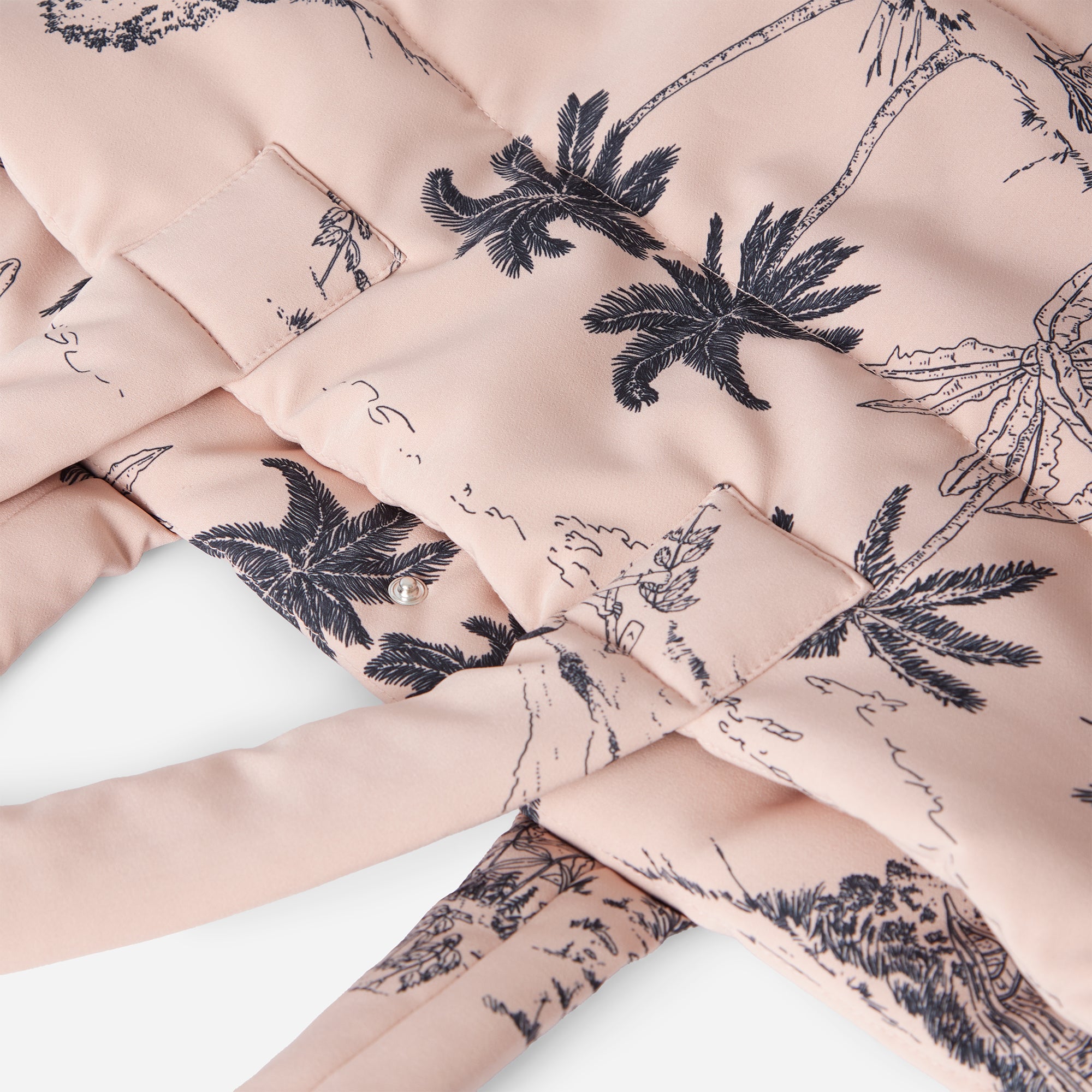 Blush Pink Quilted Puffer Freetown Tote Bag