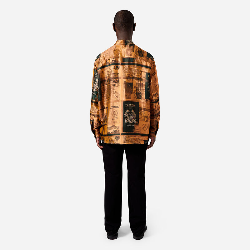 Bronze Woven Passport Shirt