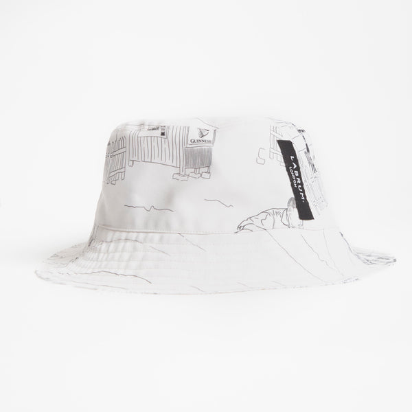 White LABRUM X GUINNESS Bucket Hat
