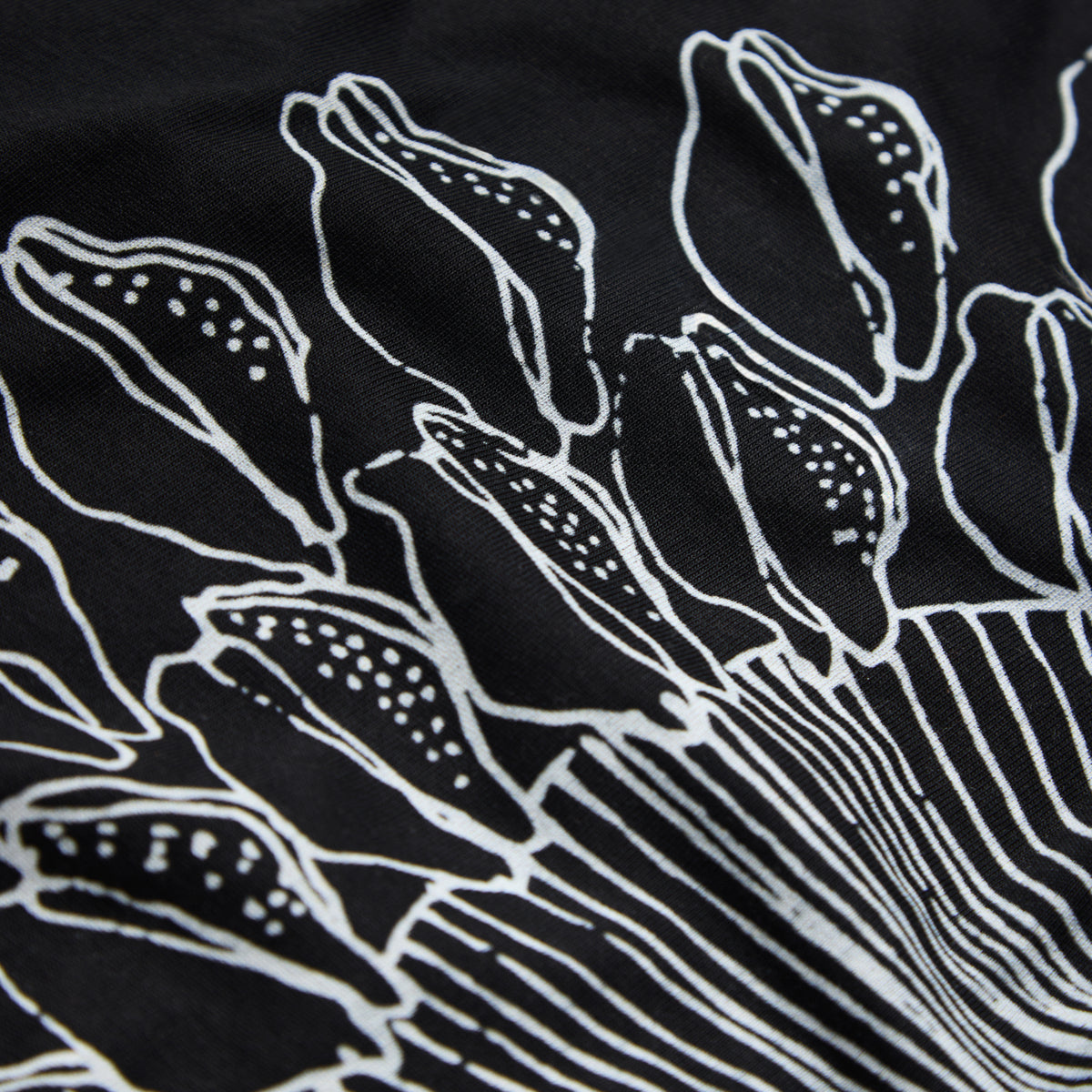 Black Cowrie Shell T-Shirt