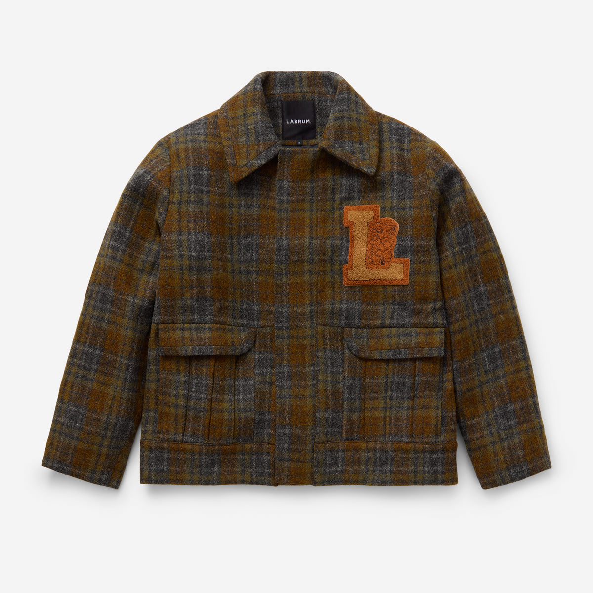 Harris Tweed Pleated Pocket Work Jacket