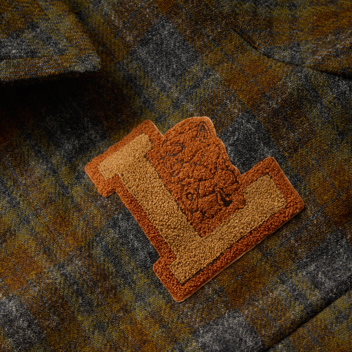 Harris Tweed Pleated Pocket Work Jacket