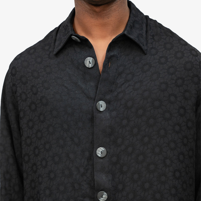 LABRUM X TUPAC Oversized Textured Shirt