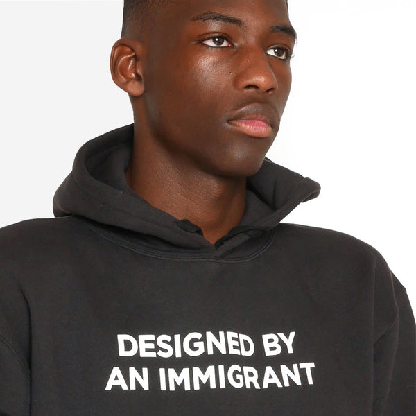 Black Designed By An Immigrant Hoodie