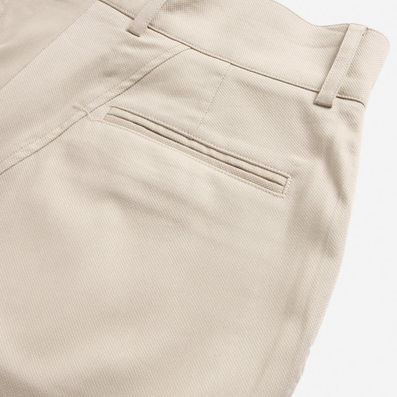 Oatmeal Panelled Trouser
