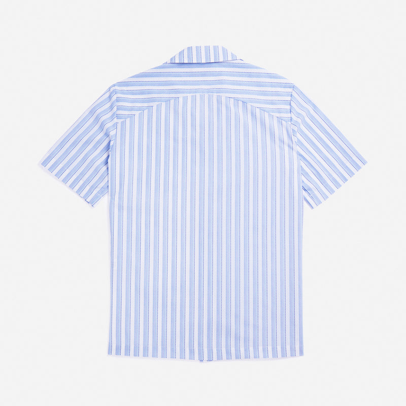Striped Sun Cut Out Safari Shirt