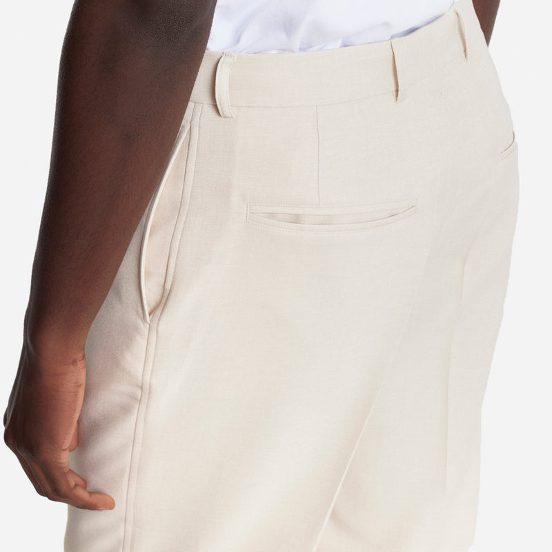 Cream Tailored Trouser