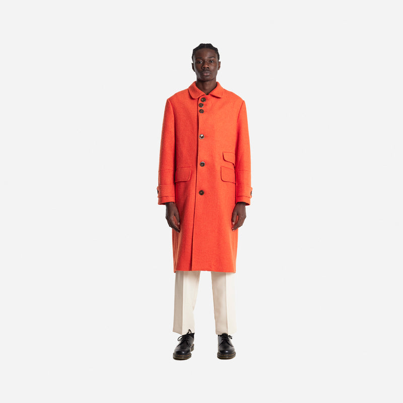 Orange Pat Thomas Oversized Coat