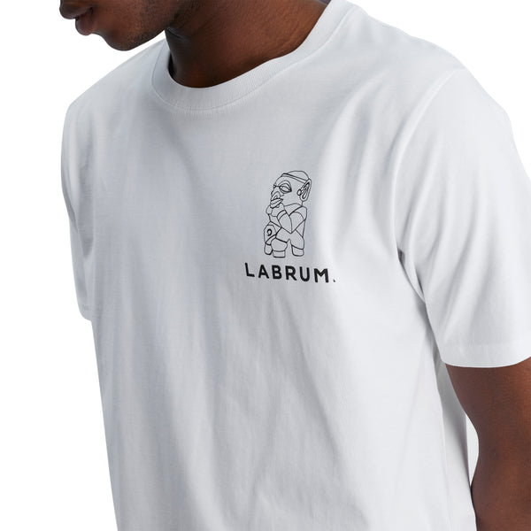 White LABRUM Nomoli Outline T-Shirt