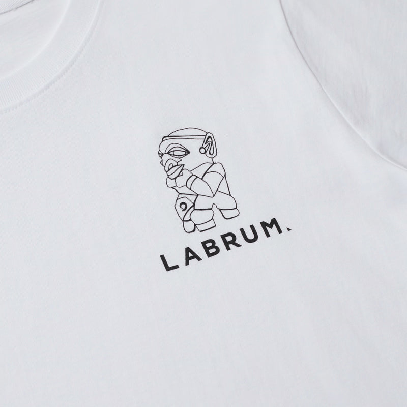 White LABRUM Nomoli Outline T-Shirt