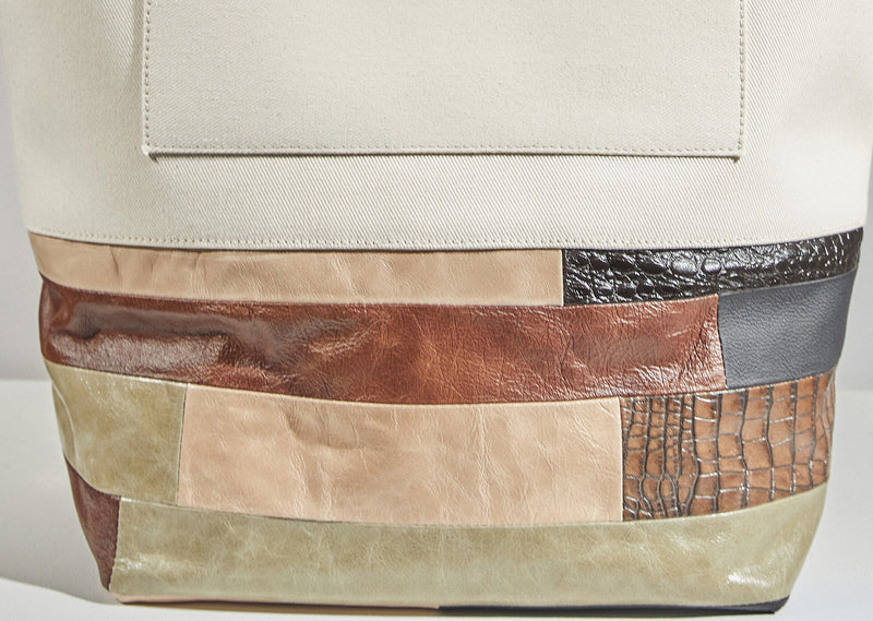 LABRUM X NOSAKHARI Canvas Tote Ecru/Mixed